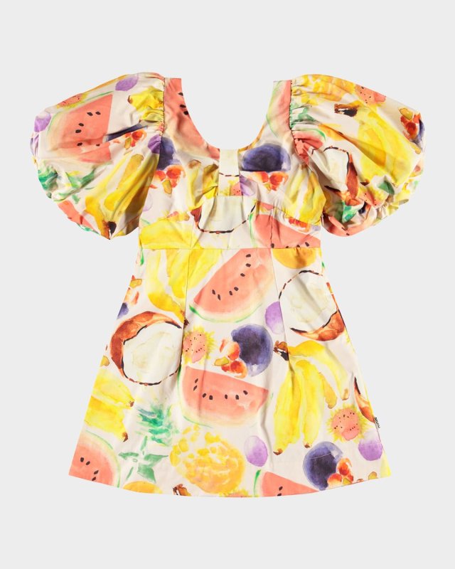 Girl's Cissy Short-Sleeve Dress, Size 7-12